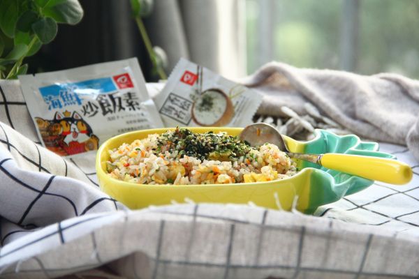 粒粒分明葱花蛋炒饭