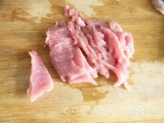 酸甜肉丝油麦菜的做法