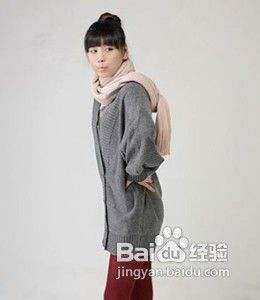 时尚韩式围巾的各种围法