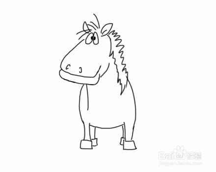 简笔画---如何画马