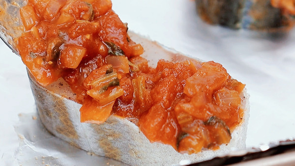 番茄黄油烤鳕鱼