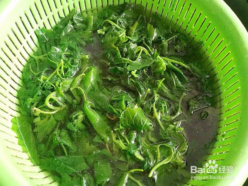 清炒灰灰菜的做法