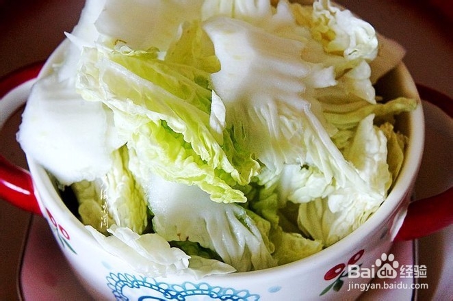 醋溜白菜的做法