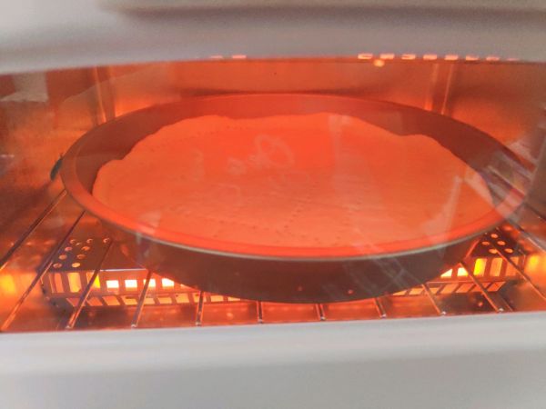 咸蛋黄培根披萨