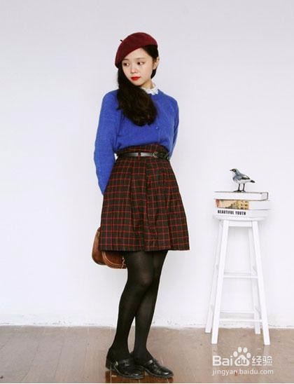 巧搭复古贝雷帽