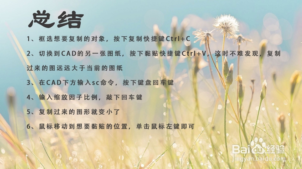 CAD复制的图很大怎么办?