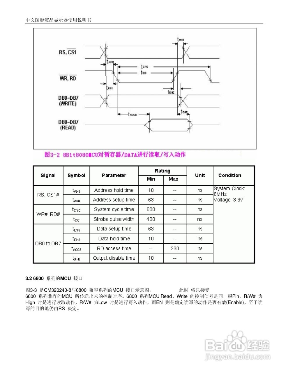 CM320240-8中文图形液晶显示器使用说明书:[1]
