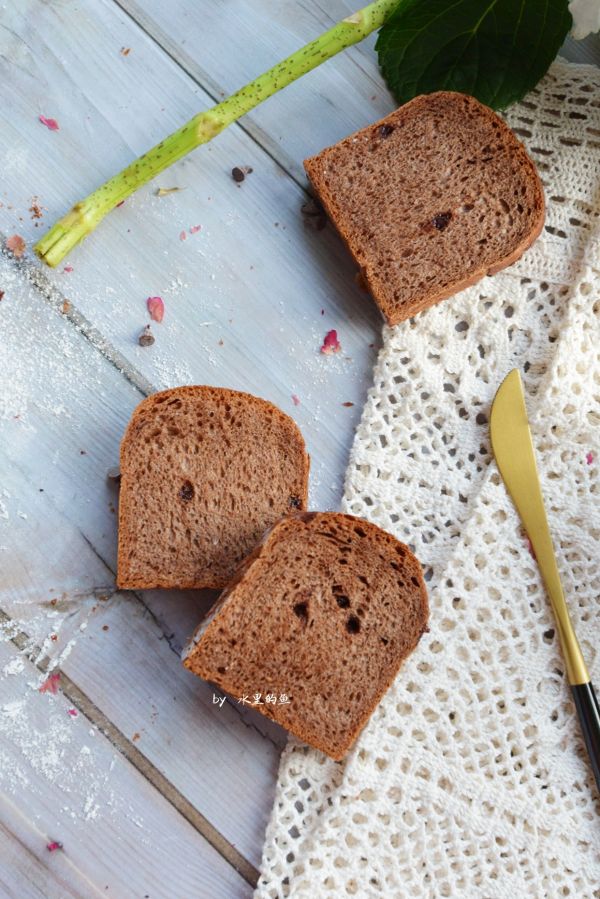 可可巧克力豆吐司