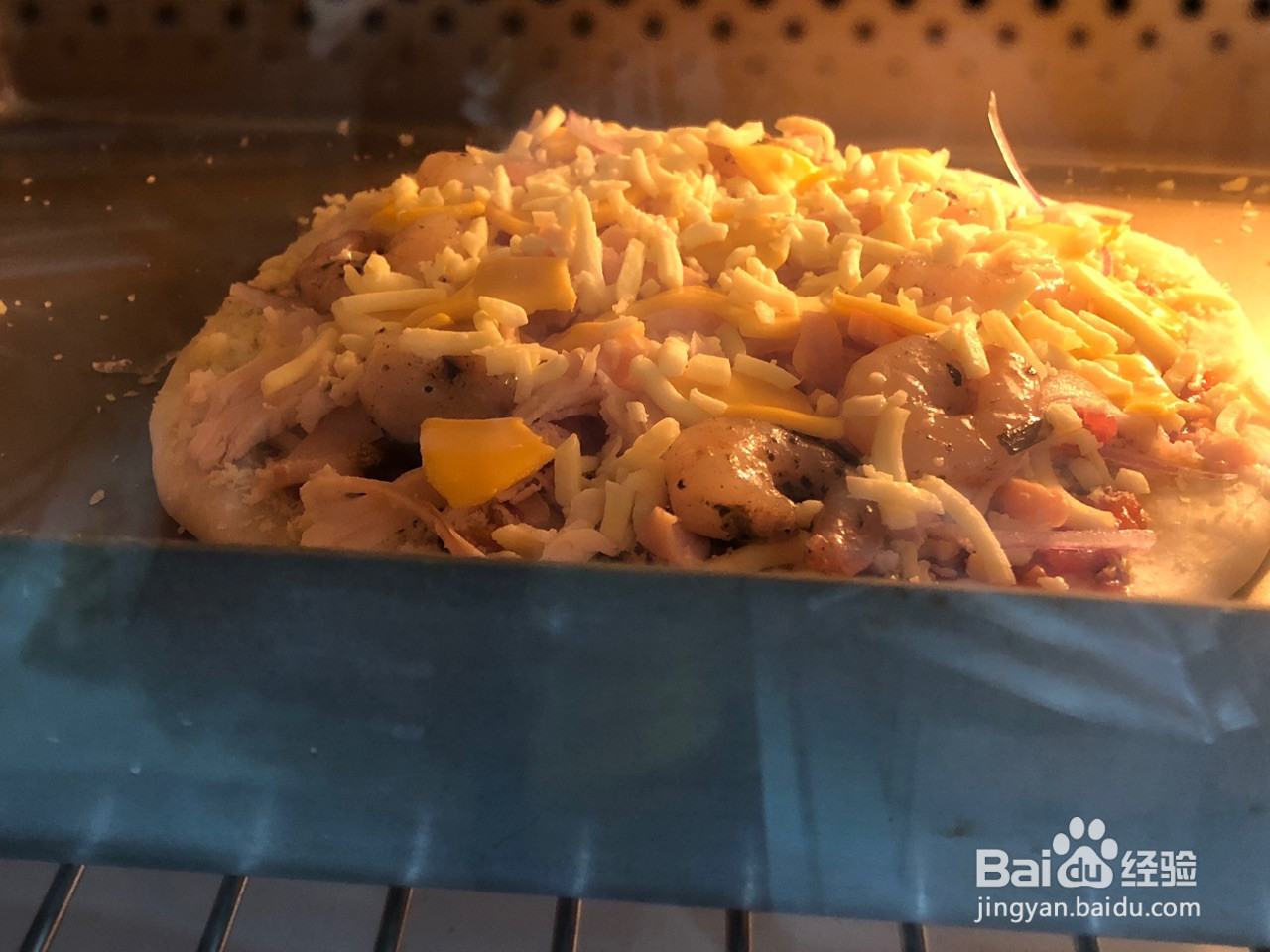 海鲜大虾披萨的做法