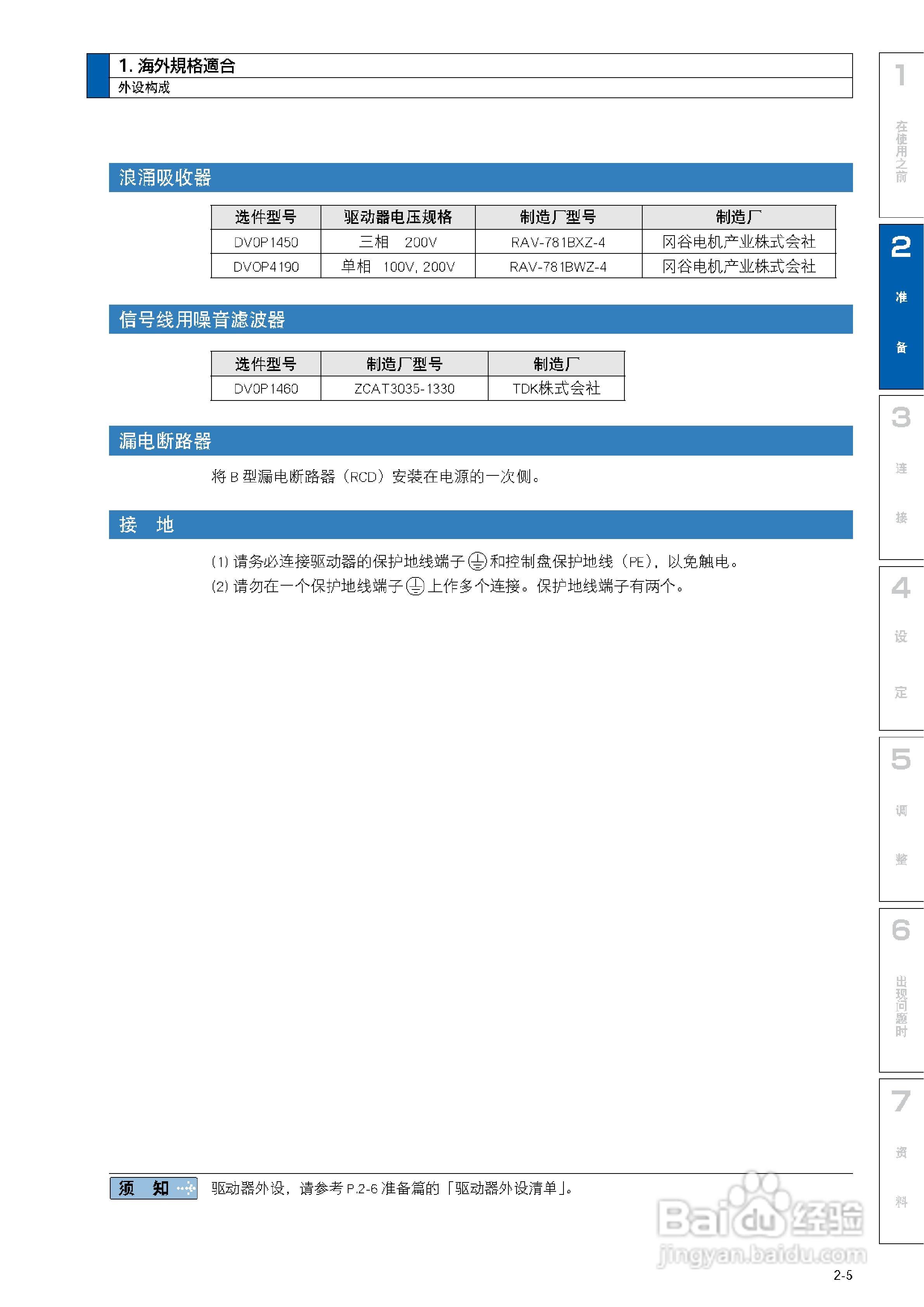 Panasonic A5系列松下伺服马达使用说明书:[5]