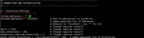 PostgreSQL设置允许远程访问