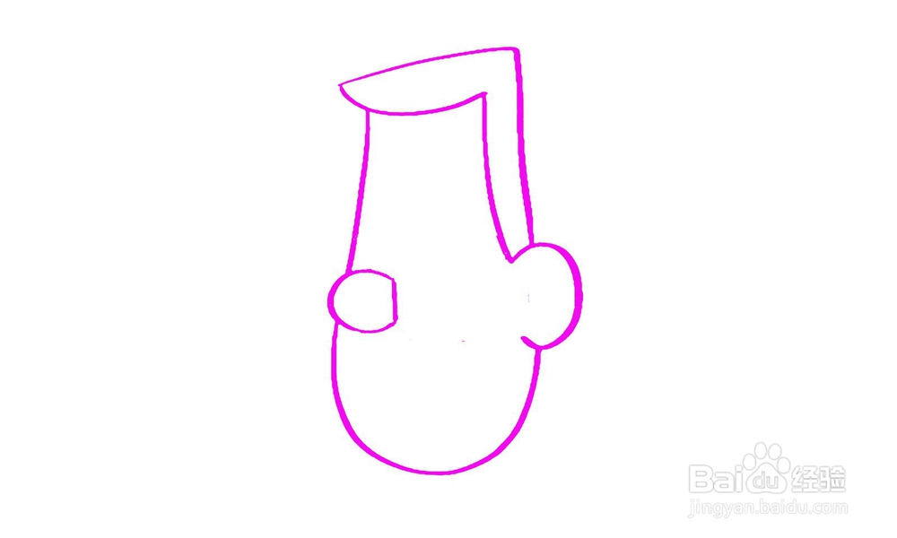 如何画出一个小头爸爸头像简笔画