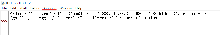 python自带的IDLE如何更改字体
