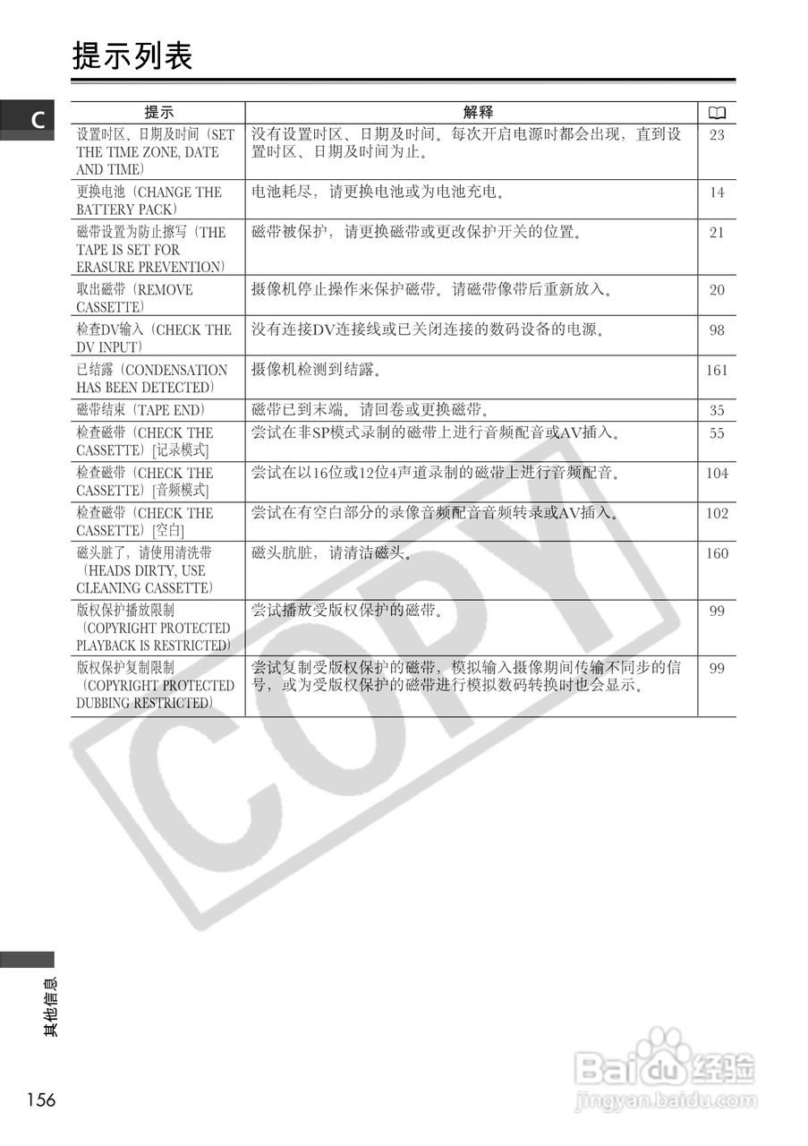 佳能MVX3i数码摄像机使用说明书:[16]