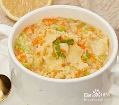 12个月宝宝辅食----小米鱼片粥