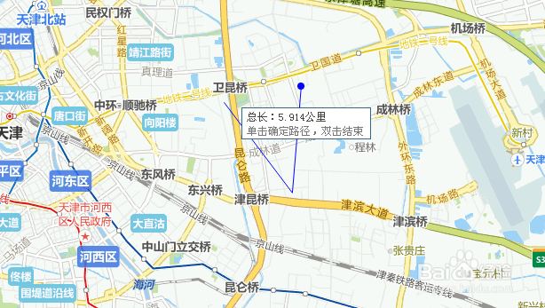 搜狗地图怎么测量距离呢