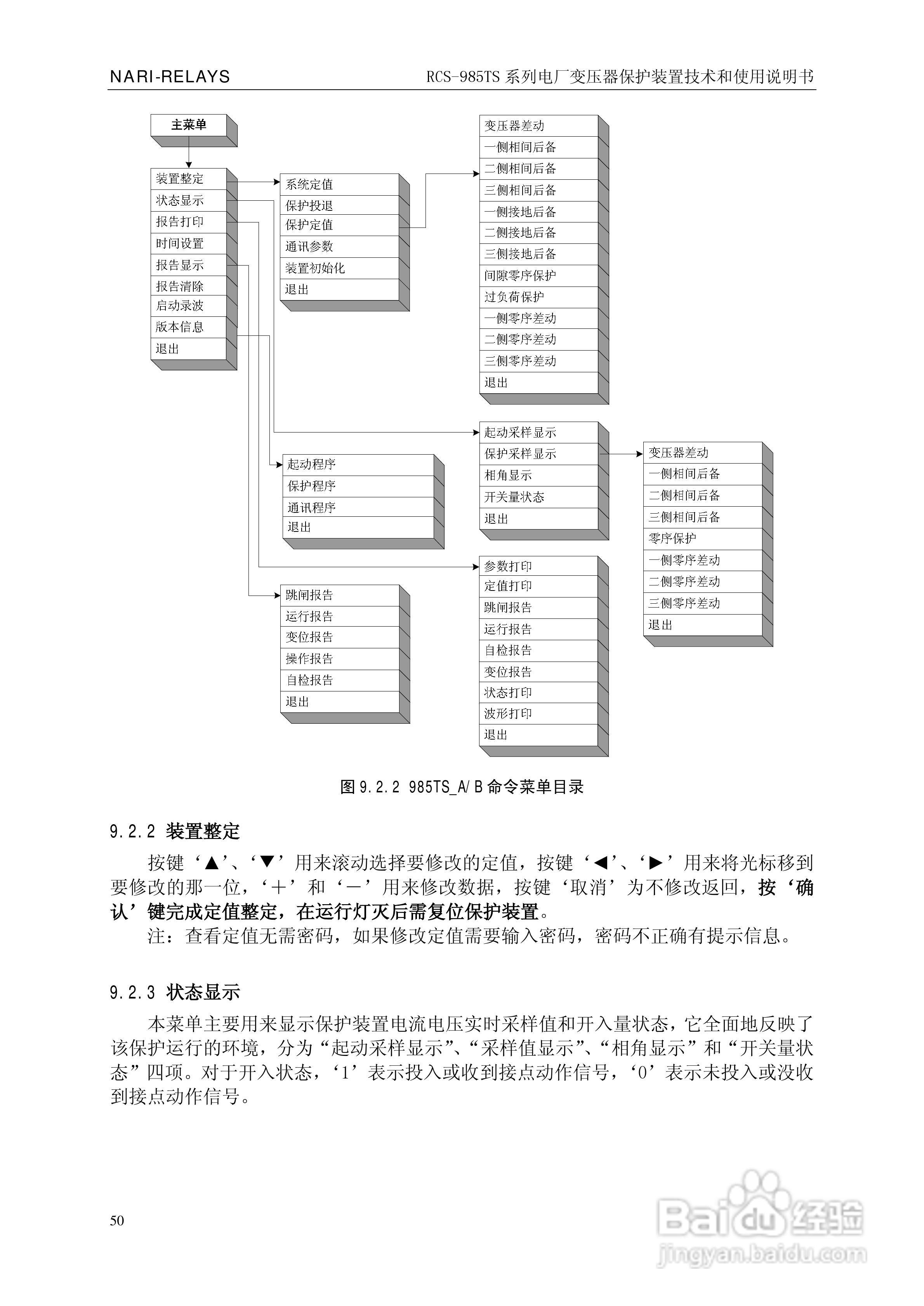 南瑞RCS-985TS_B电厂变压器保护装置使用说明书:[6]