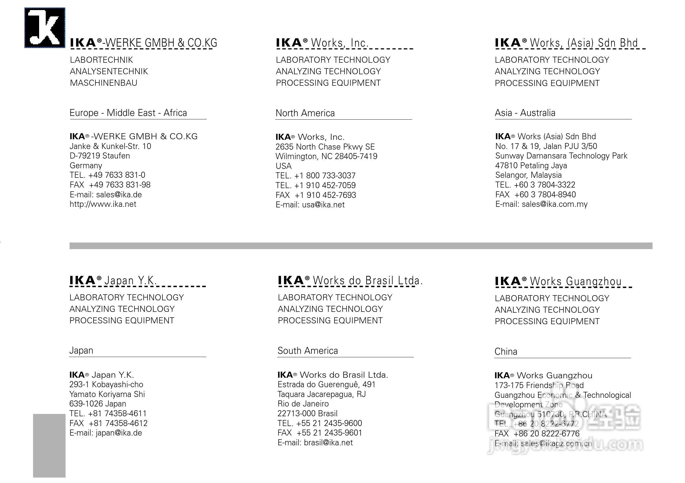 IKA IKA®-PET 25µl 定量移液器使用说明书:[8]