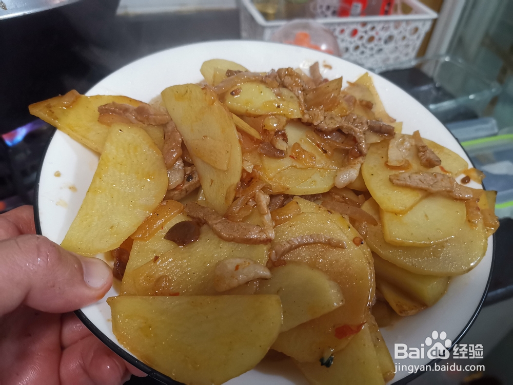 辣味洋葱炒土豆片