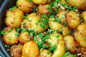 如何做香煎孜然小土豆?