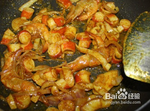 海鲜咖喱饭怎么做