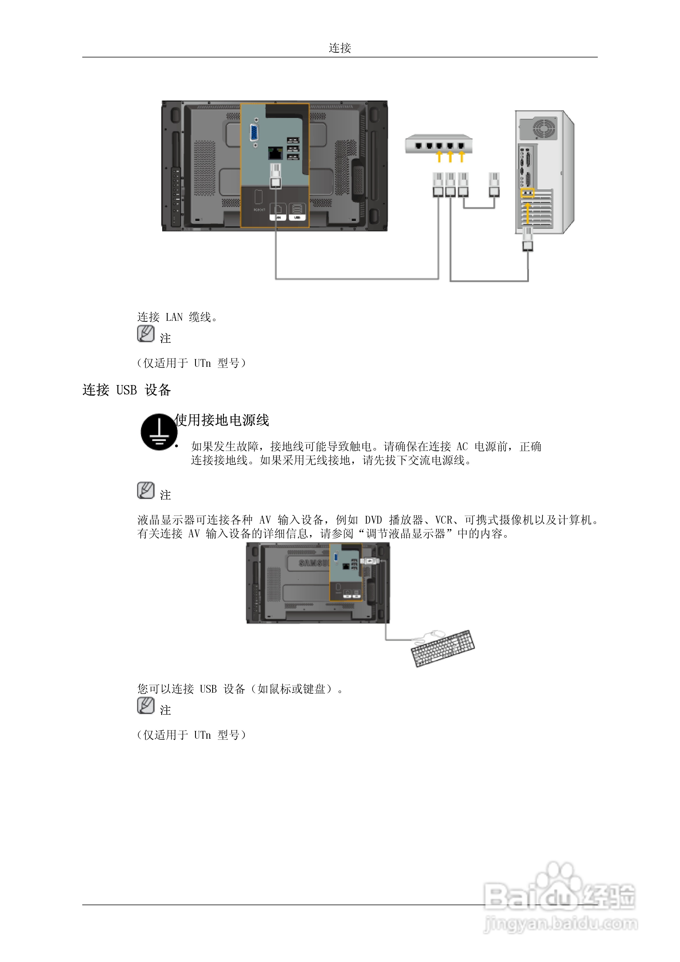 三星460UTn液晶显示器使用说明书:[3]