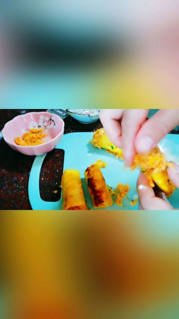 肉松吐司火腿卷