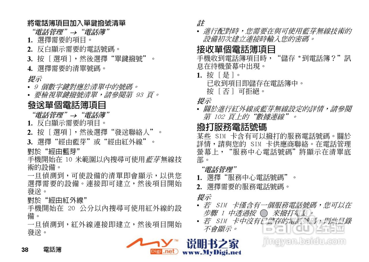 夏普GX-T15手机使用说明书:[4]