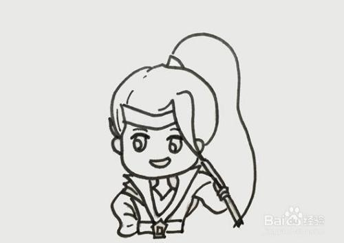 韩信简笔画怎么画