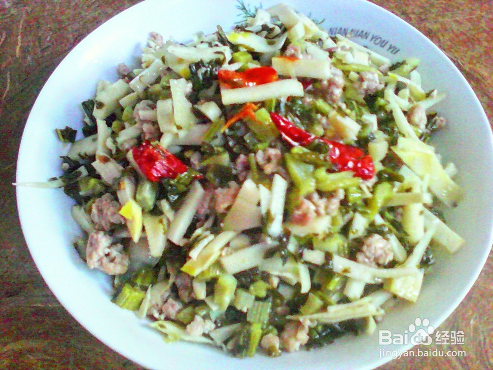 肉末泡菜竹笋