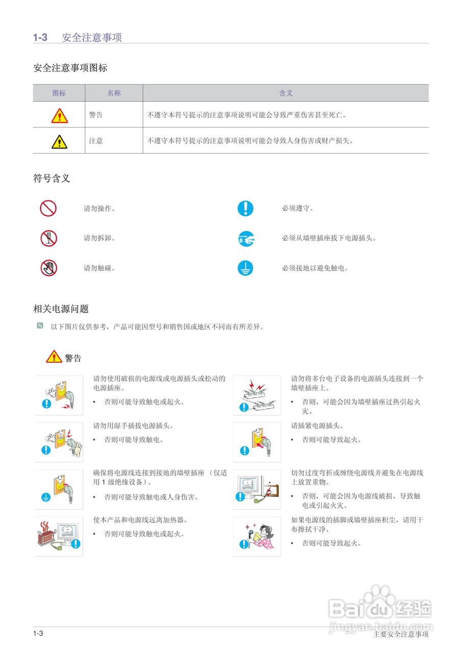 三星B2230液晶显示器使用说明书:[1]