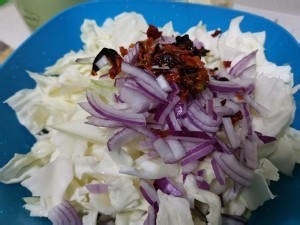 教你怎么做快手菜手撕包菜/炝莲白