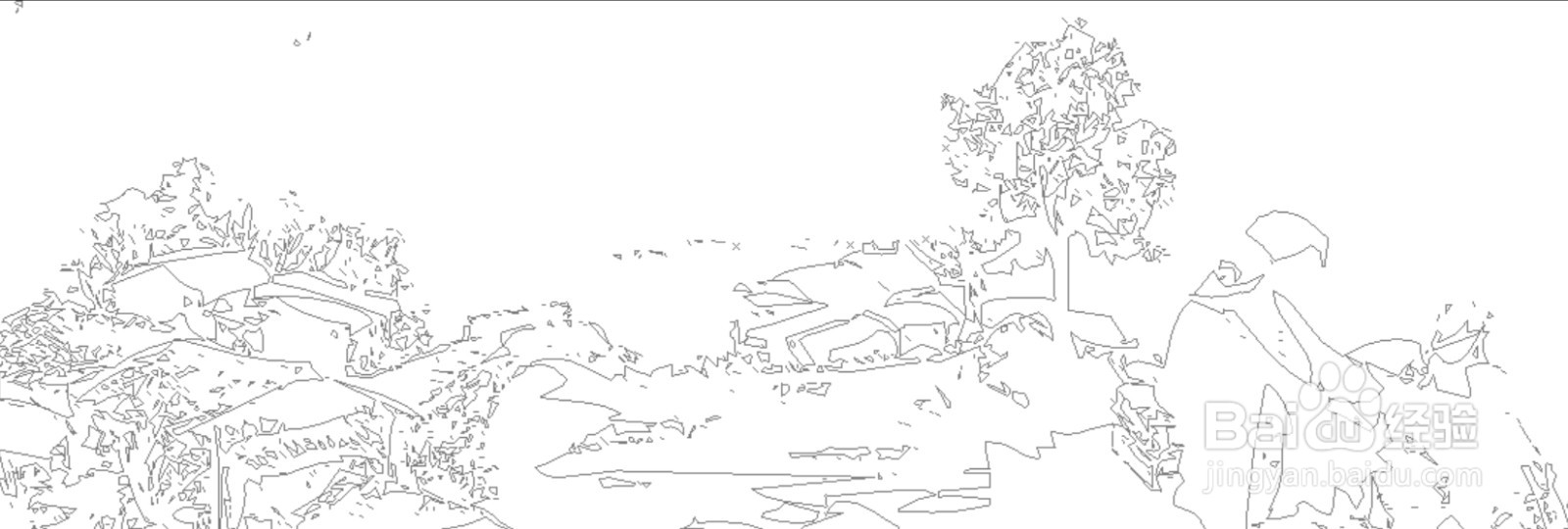 同题仙游观的简笔画