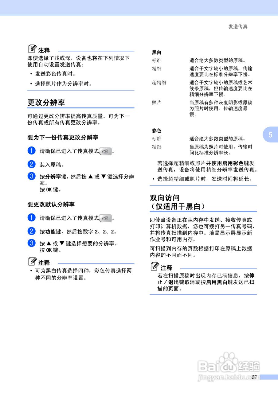 brother MFC-5460CN一体机使用说明书:[4]