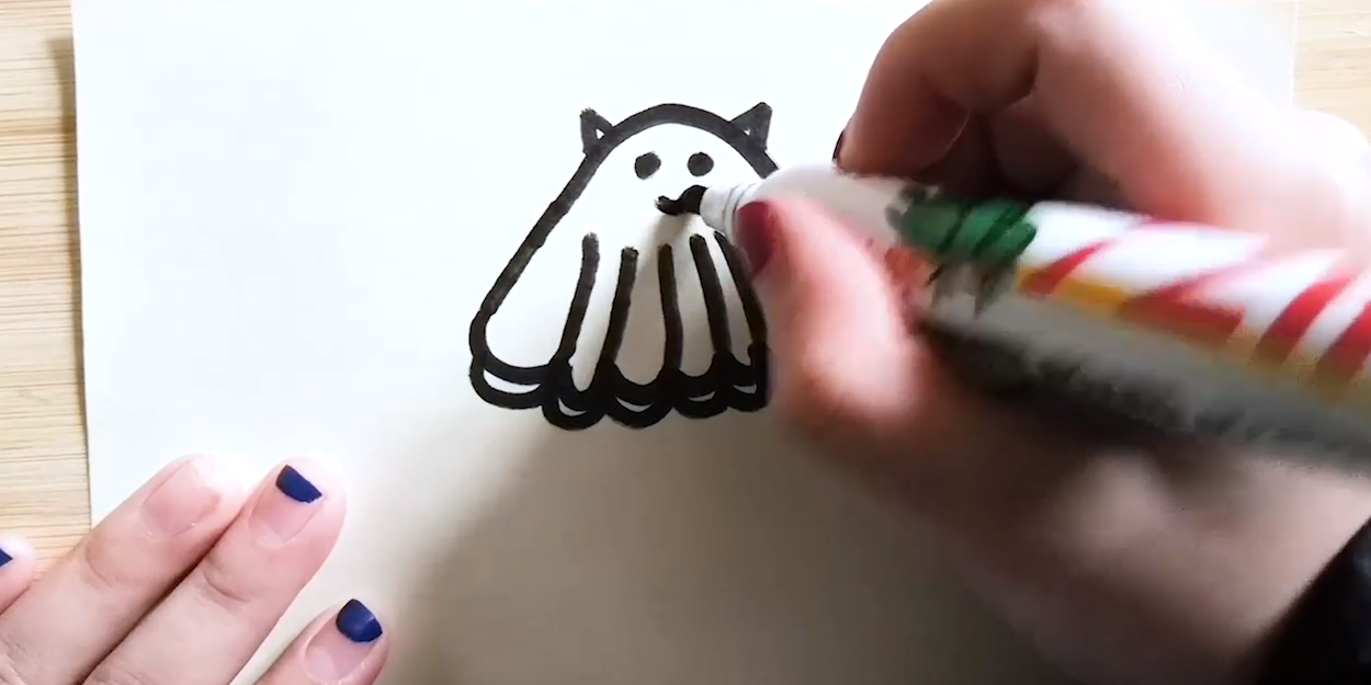 怎样画扇贝的简笔画?