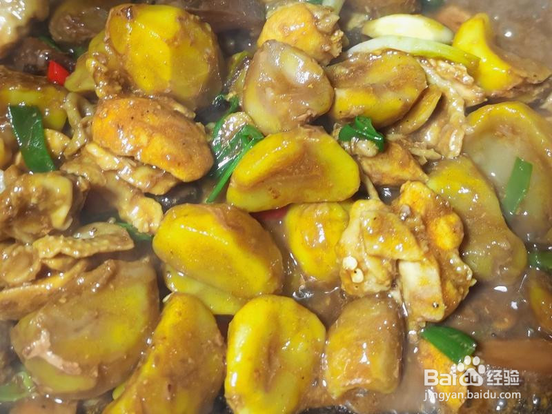 板栗烧鸡快手版的做法