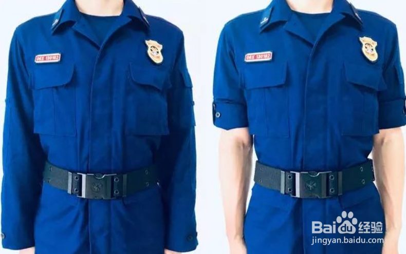 作训服怎么挽袖子