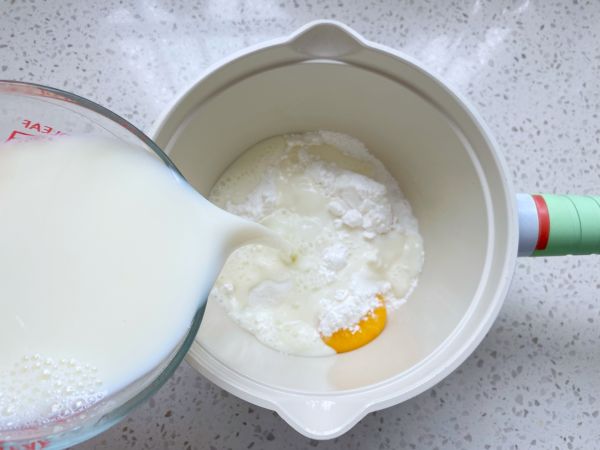 空气炸锅烤牛奶