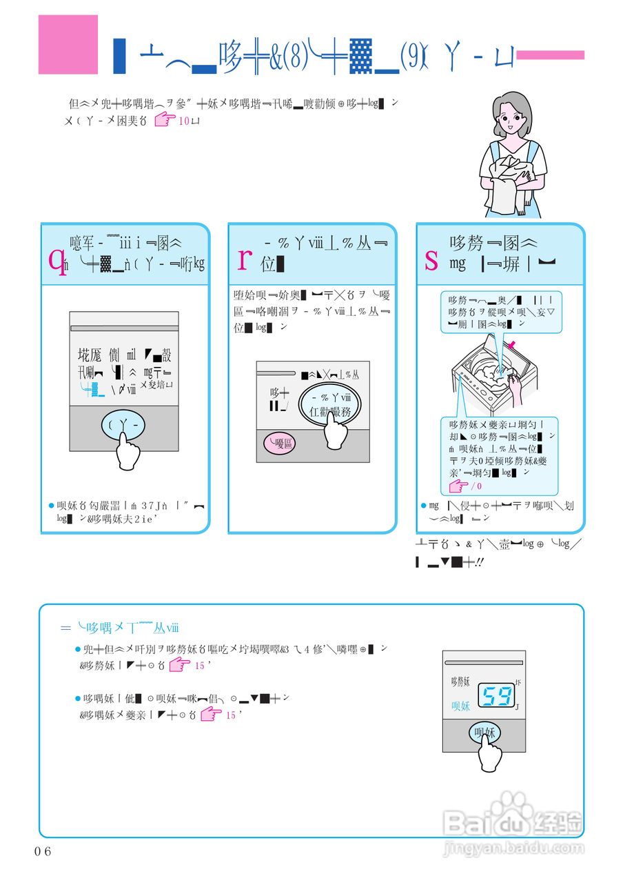 日立 NW-8S3电动洗衣机说明书:[3]