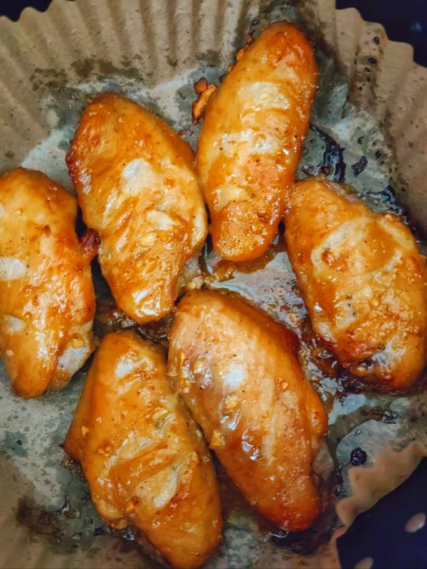 快手空气炸锅蒜香鸡翅