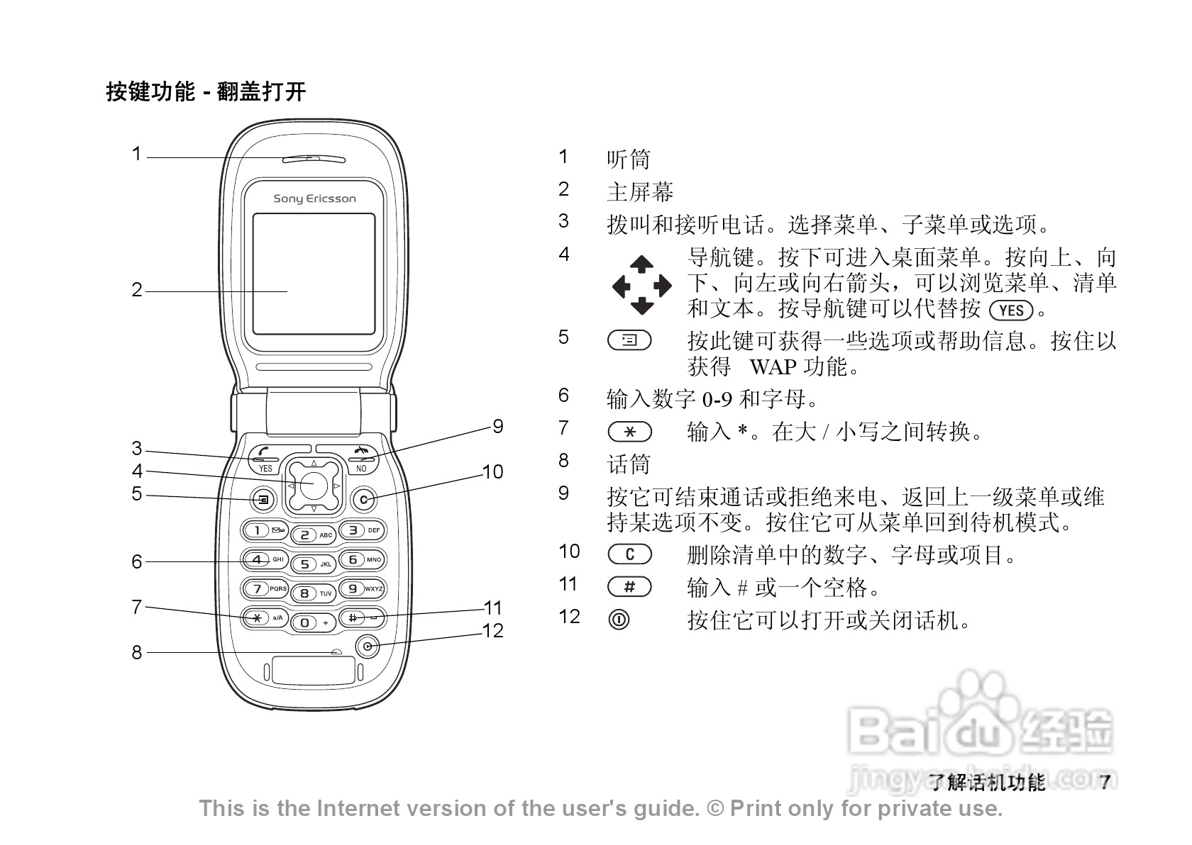 索尼爱立信Z208手机使用说明书:[1]