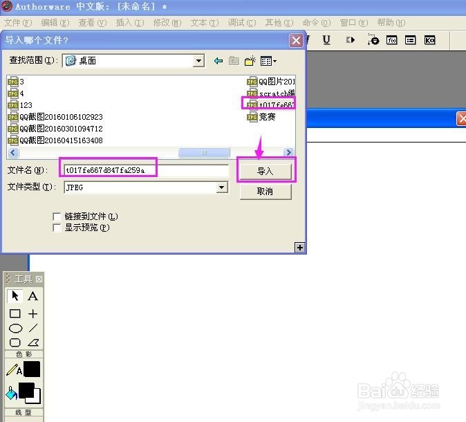 怎样在Authorware中添加图片？