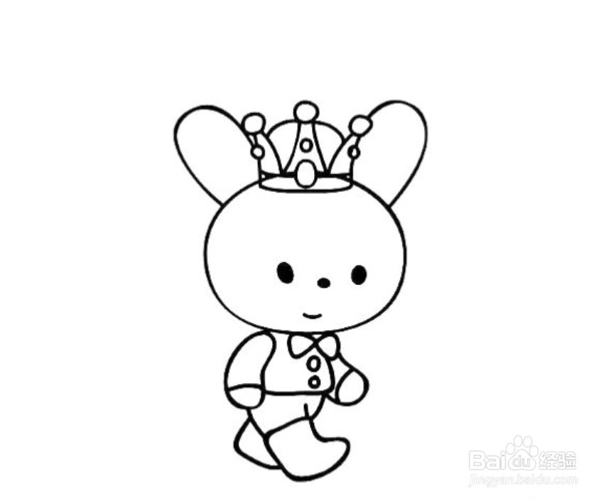 如何画卡通兔子的简笔画？