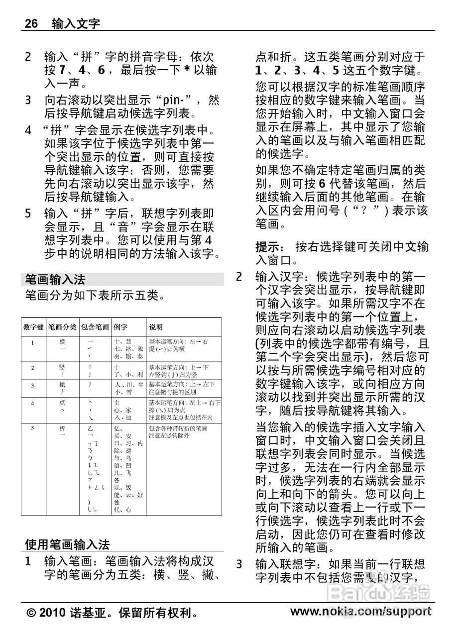 诺基亚6700s手机使用说明书:[3]
