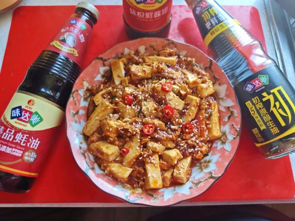 蟹黄鸡胸肉沫豆腐