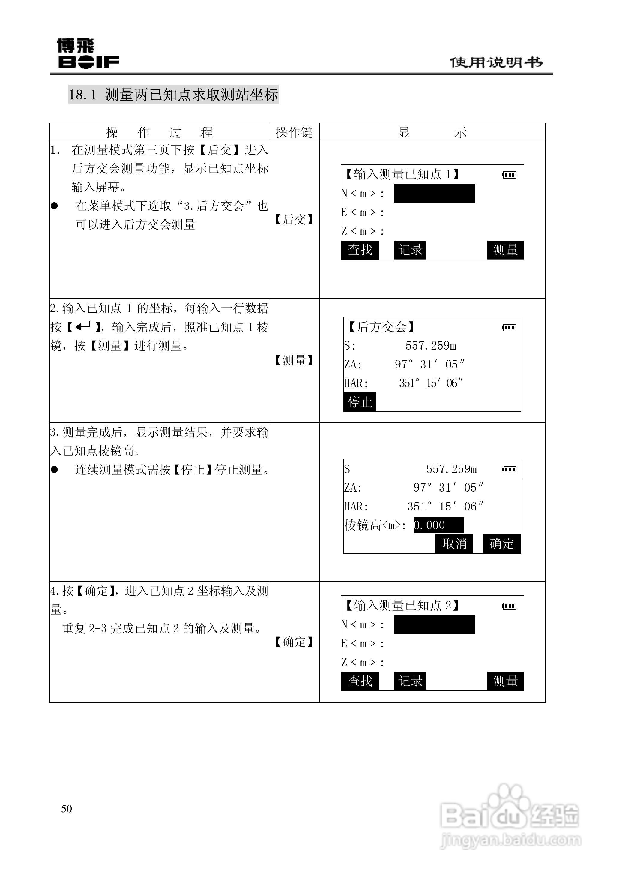 博飞BTS800系列全站仪说明书:[6]