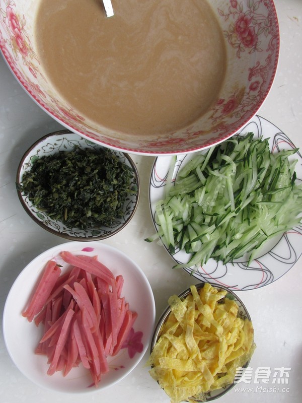 麻汁凉面的做法