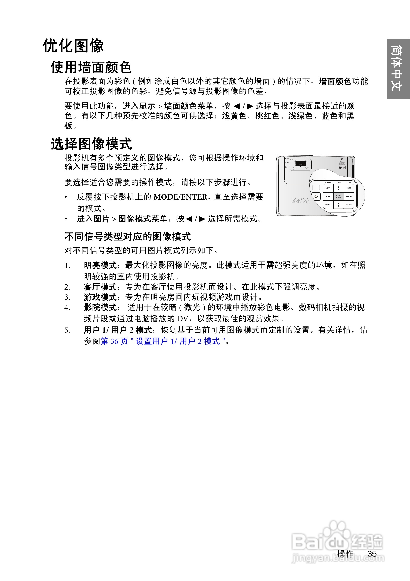 BenQ EP5925D投影机使用说明书:[4]