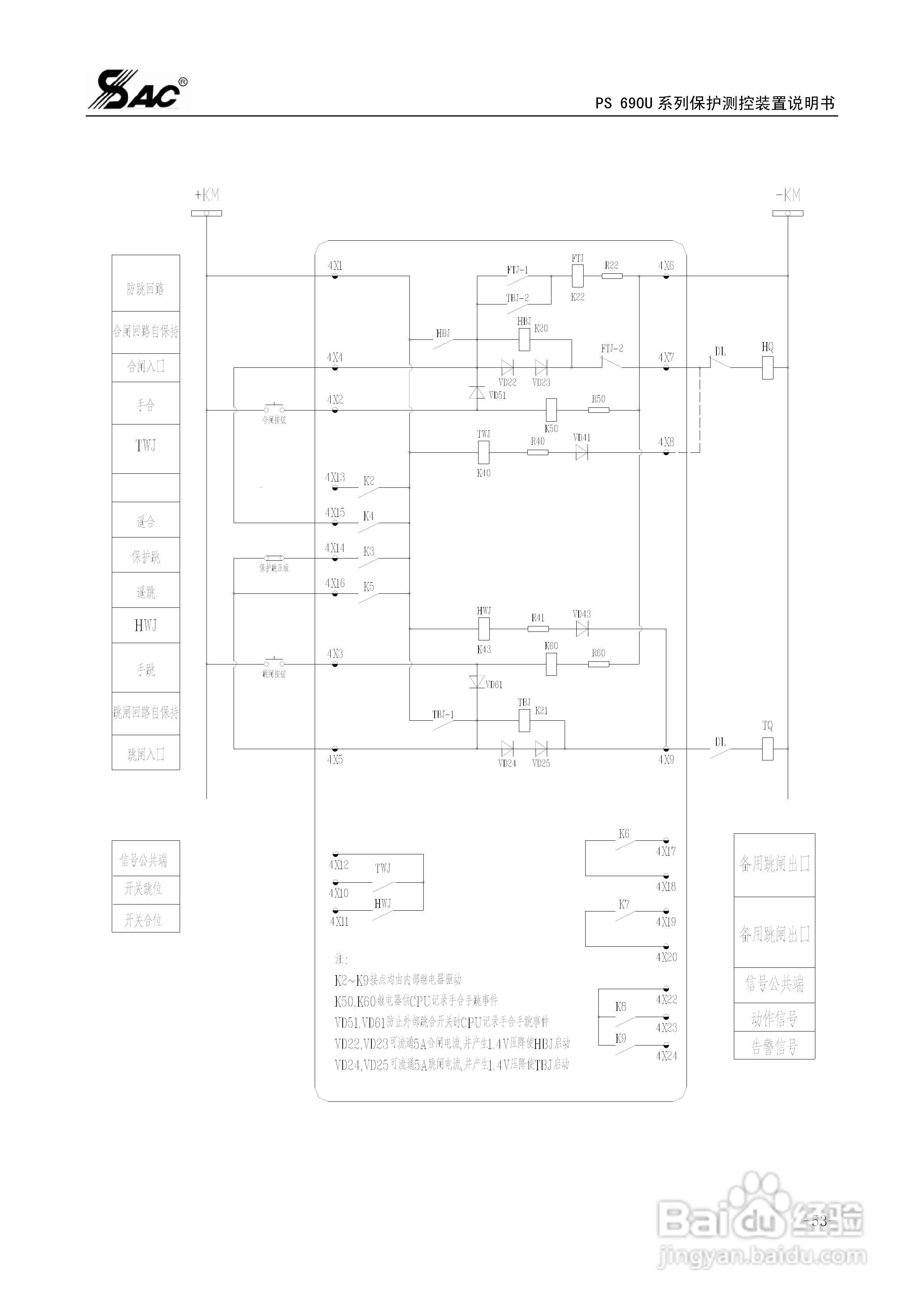 PSM691U电动机差动综合保护装置说明书:[6]