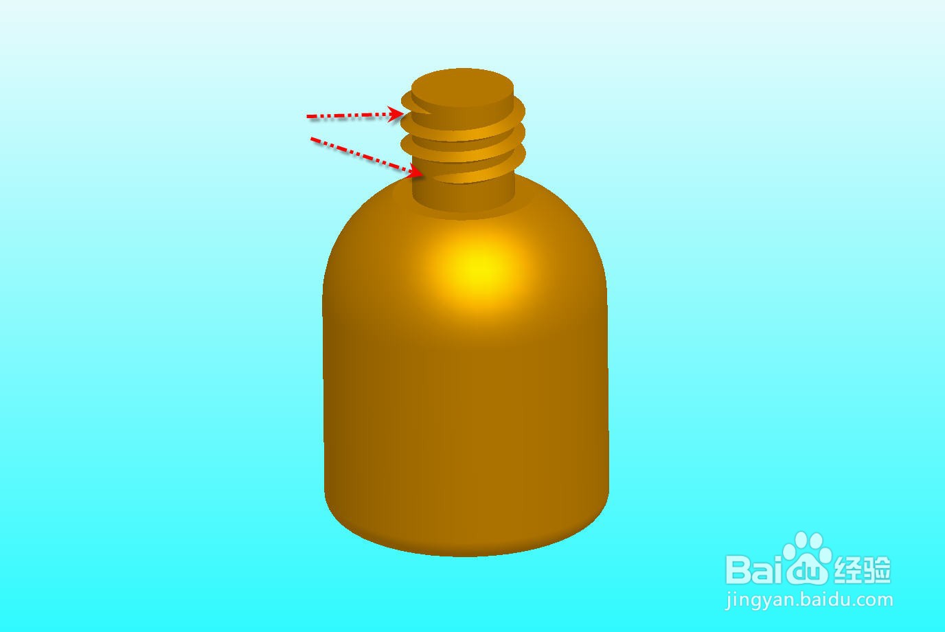 ProE4.0螺纹收尾方法
